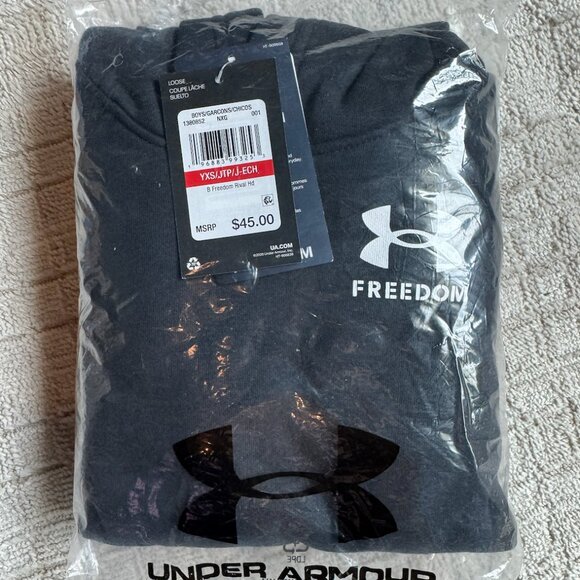 NWT Under Armour Freedom Rival Fleece Youth XSmall - Picture 3 of 3